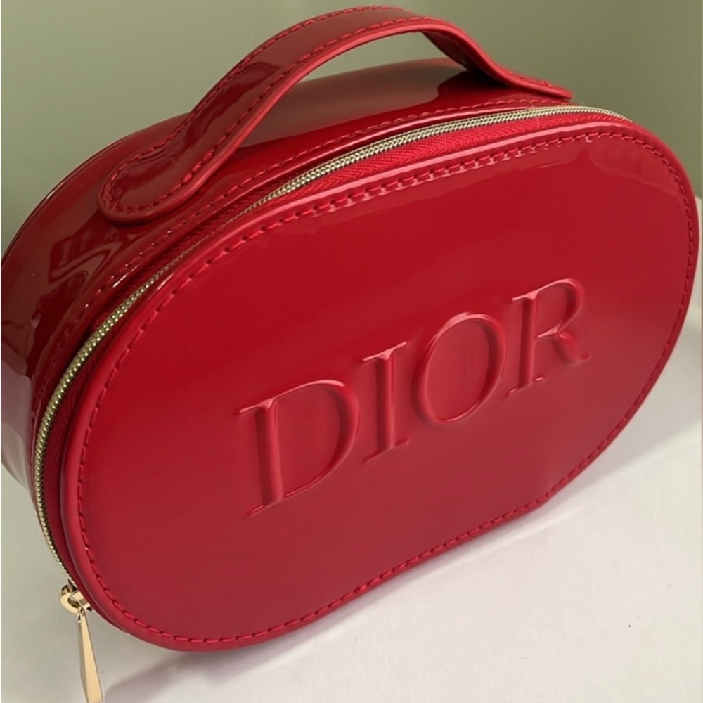 Dior Red Patent Top Handle Novelty Vanity NIB - Picture 2 of 10